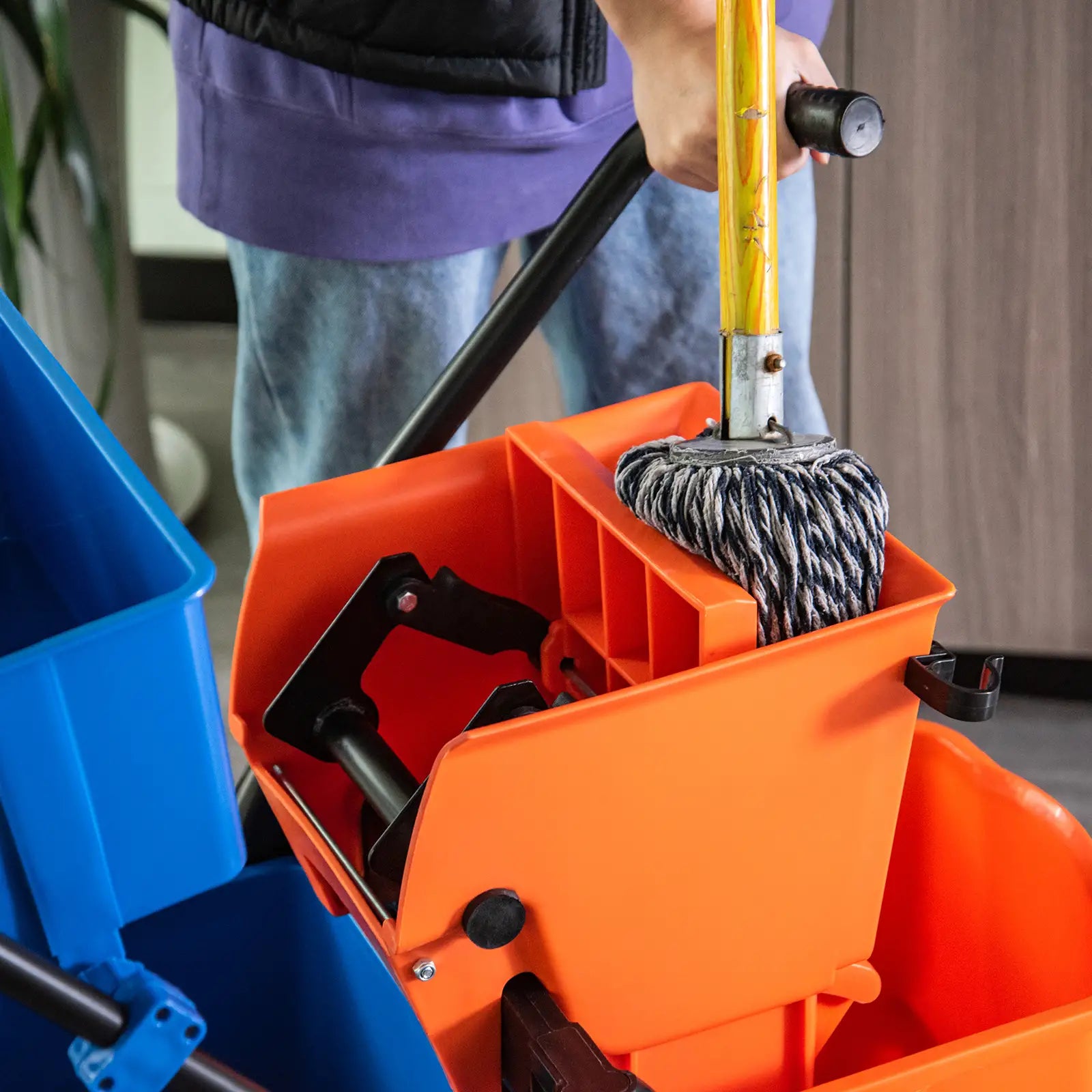 Nancy's Cantoira Schoonmaakwagen - Dweilemmer - Schoonmaakkar - Schoonmaakemmer - 26 Liter
