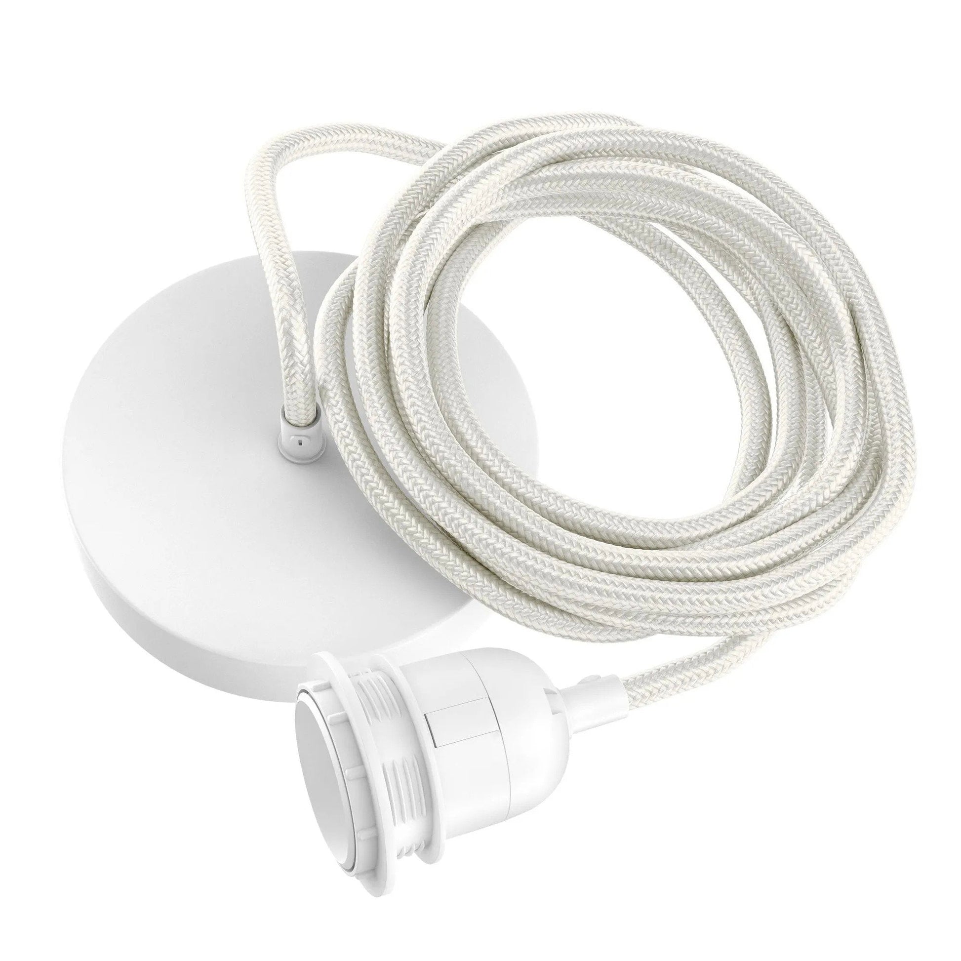 Bazar Bizar Lampfitting voor Plafond - Wit - 1 Fitting - 40W - E27 - 250 cm