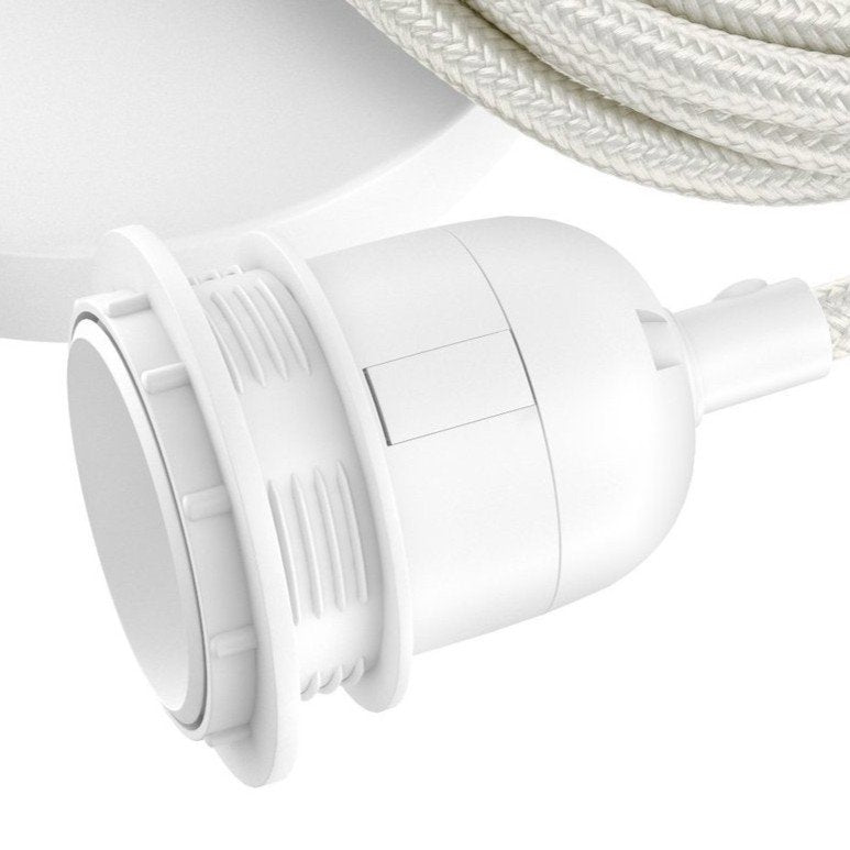 Bazar Bizar Luminaire pour Plafond - Blanc - 1 Luminaire - 40W - E27 - 250 cm