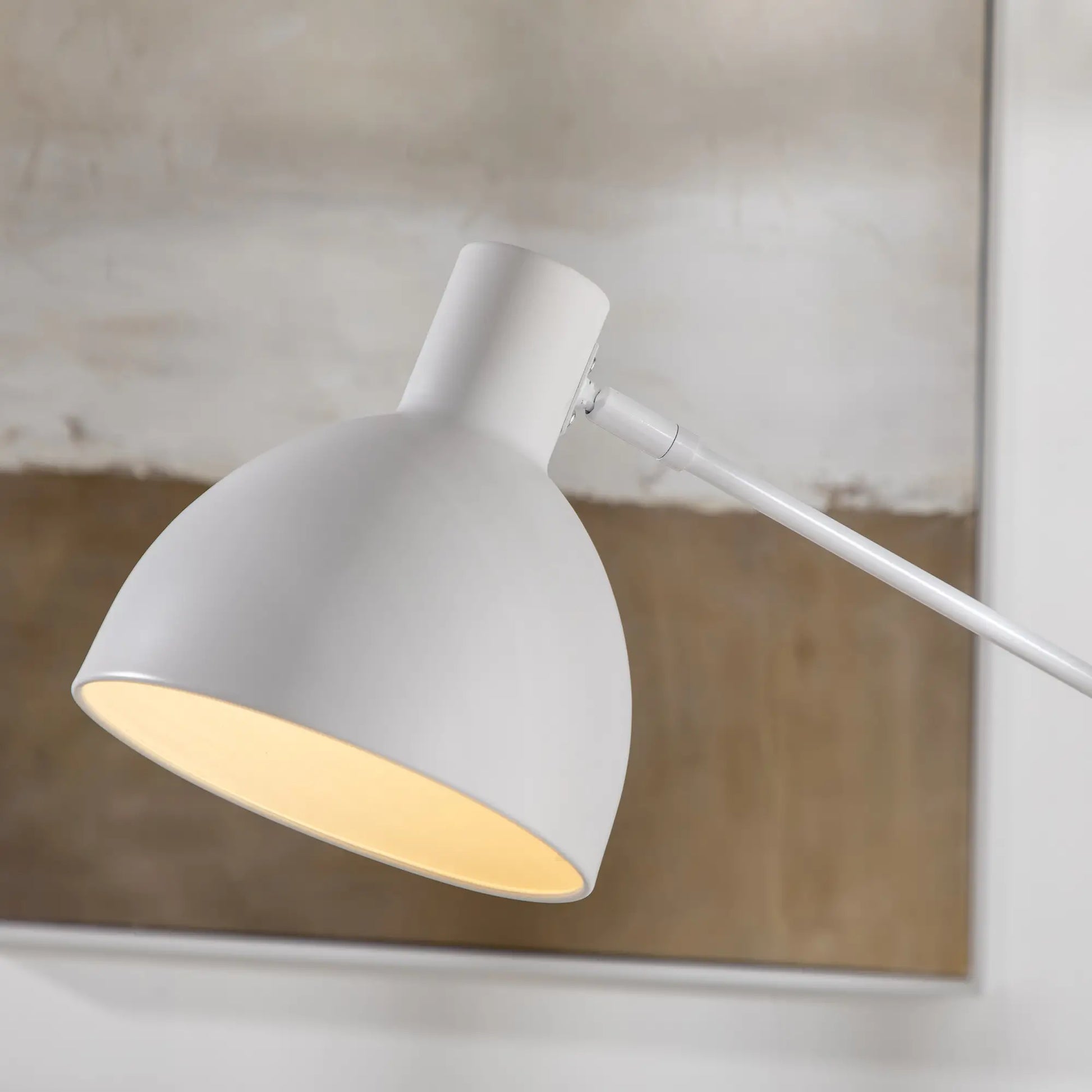 Nancy's Dimaro Vloerlamp - Staande Lamp - Wit - Staal