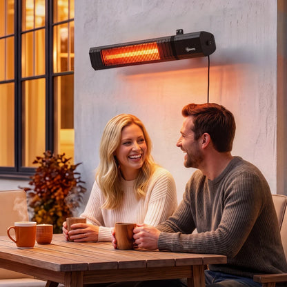 Nancy's Treglio Terrasverwarming - Terras Verwarmer - Infraroodverwarmer - 9 Verwarmingsstanden - Timer - Zwart