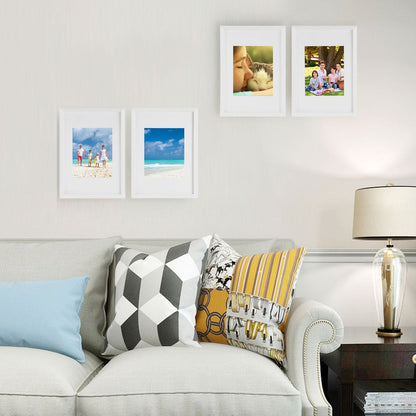 Nancy's Fotolijstenset - 3 Stuks - Collage - Witte MDF-Fotolijsten voor A3 of A4 met witte rand