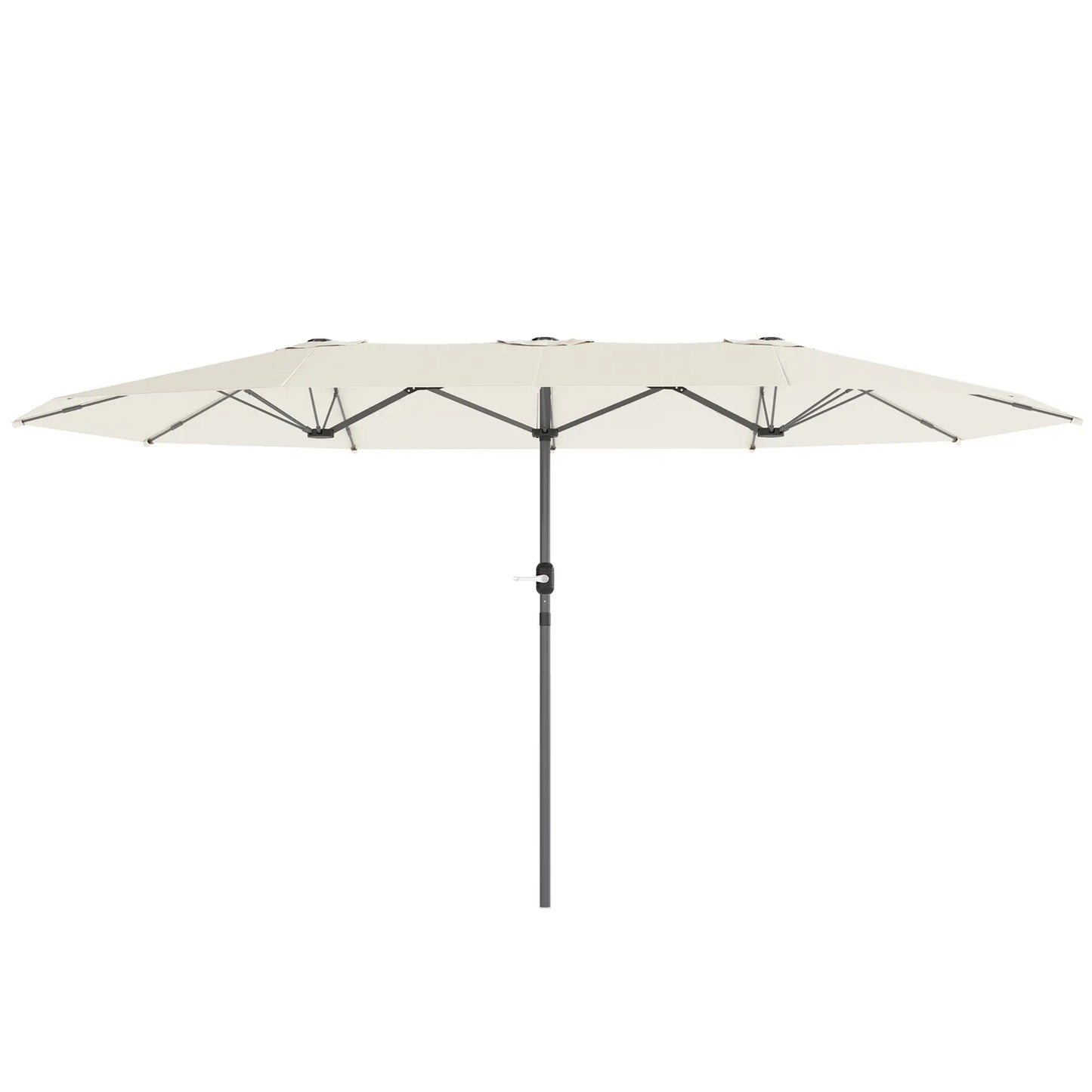 Nancy's Ciconicco Parasol - Tuinparasol - UV-bescherming - Beige - ± 435 x 260 cm