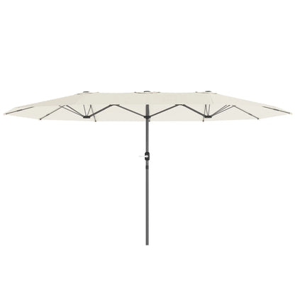 Nancy's Ciconicco Parasol - Tuinparasol - UV-bescherming - Beige - ± 435 x 260 cm