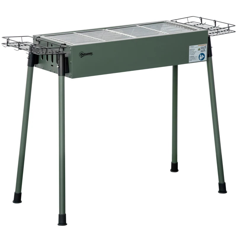Nancy's Faria Barbecue - BBQ - Houtskoolbarbecue - Grill - Staal - Groen