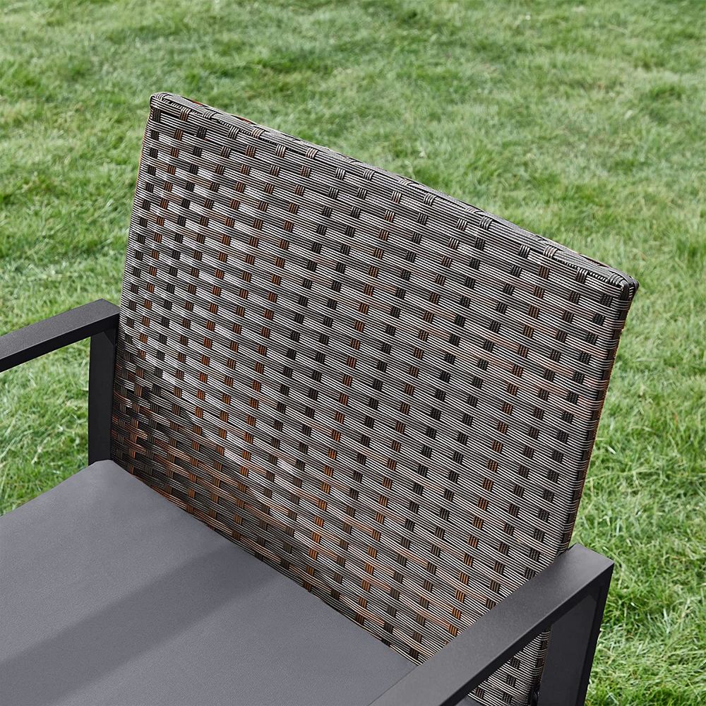 Nancy's Codal Tuinset - Bistroset - Zitgroep - Loungeset - 3-Delige Tuin Set - Bruin / Grijs