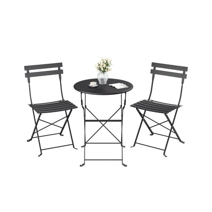 Nancy's Rovereto Bistroset - Balkonset - Tuinset - Zwart - Staal