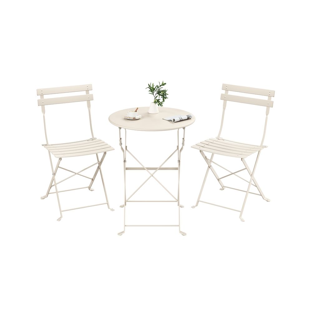 Nancy's Rovereto Bistroset - Balkonset - Tuinset - Beige - Staal