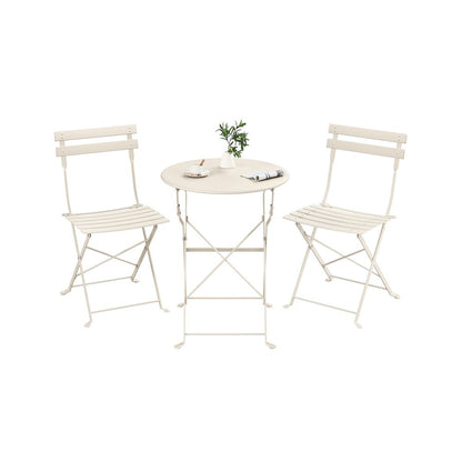 Nancy's Rovereto Bistroset - Balkonset - Tuinset - Beige - Staal