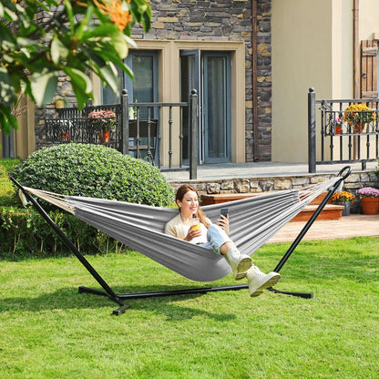 Nancy's Hawaiian Hammock With Hammock Stand - Gray