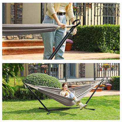 Nancy's Hawaiian Hammock With Hammock Stand - Gray