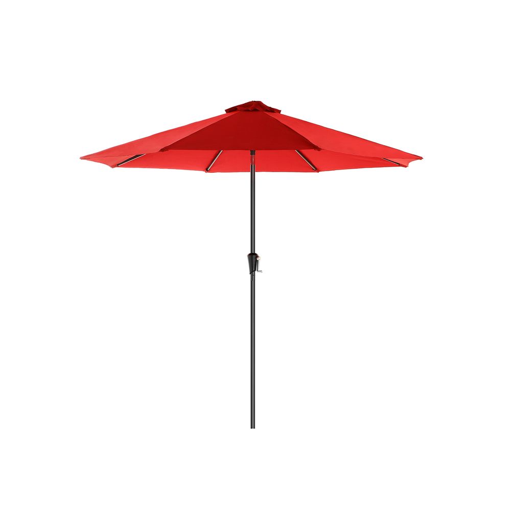 Nancy's Fordyce Parasol - Zonwering - Achthoekig - Inklapbaar - Rood- Ø 300 cm