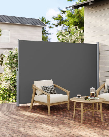 Tweedekans Nancy's Privacyscherm - Zijfluifel - Zonwering - Balkon - Terras - Tuin - 160 x 400 cm