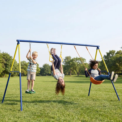Nancy's Pontinvrea Speeltoestel - Kinderschommel - Schommelset - Multifunctioneel - ± 285 x 160 x 180 cm