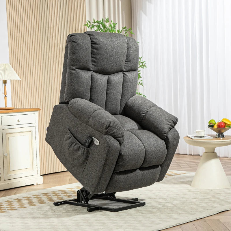 Nancy's Palhaca Relaxfauteuil - Relaxstoel - Ligstoel - Donkergrijs - Linnen