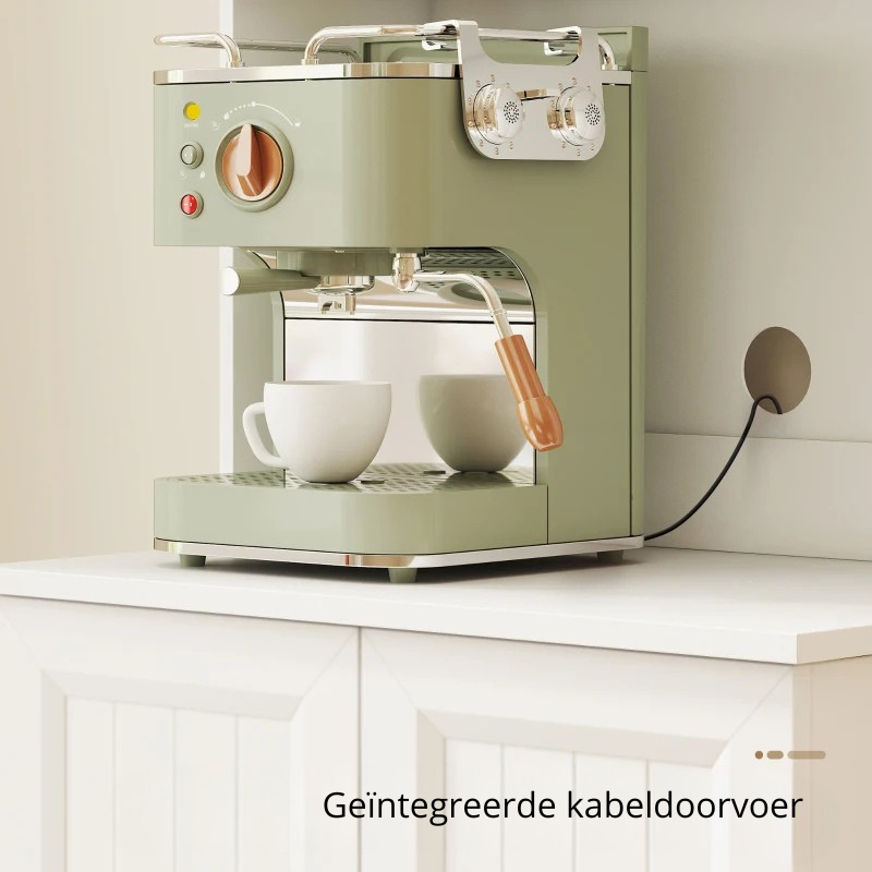 Nancy's Piombino Keukenkast - Voorraadkast - Opbergkast - Buffetkast - Wit - ± 60 x 40 x 180 cm