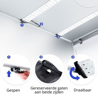Yorbay Fotobox Fotostudio Met Dimbare LED-verlichting - 4 Achtergrondfolies - Zwart - 80 x 80 x 80cm