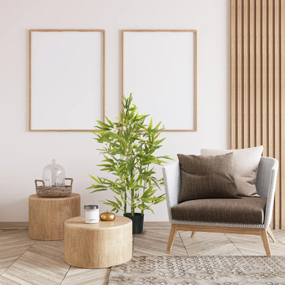 Nancy's Fiumalbo Kunstplant - Kunstboom - Kunst Bamboe - Groen - 90 cm hoog
