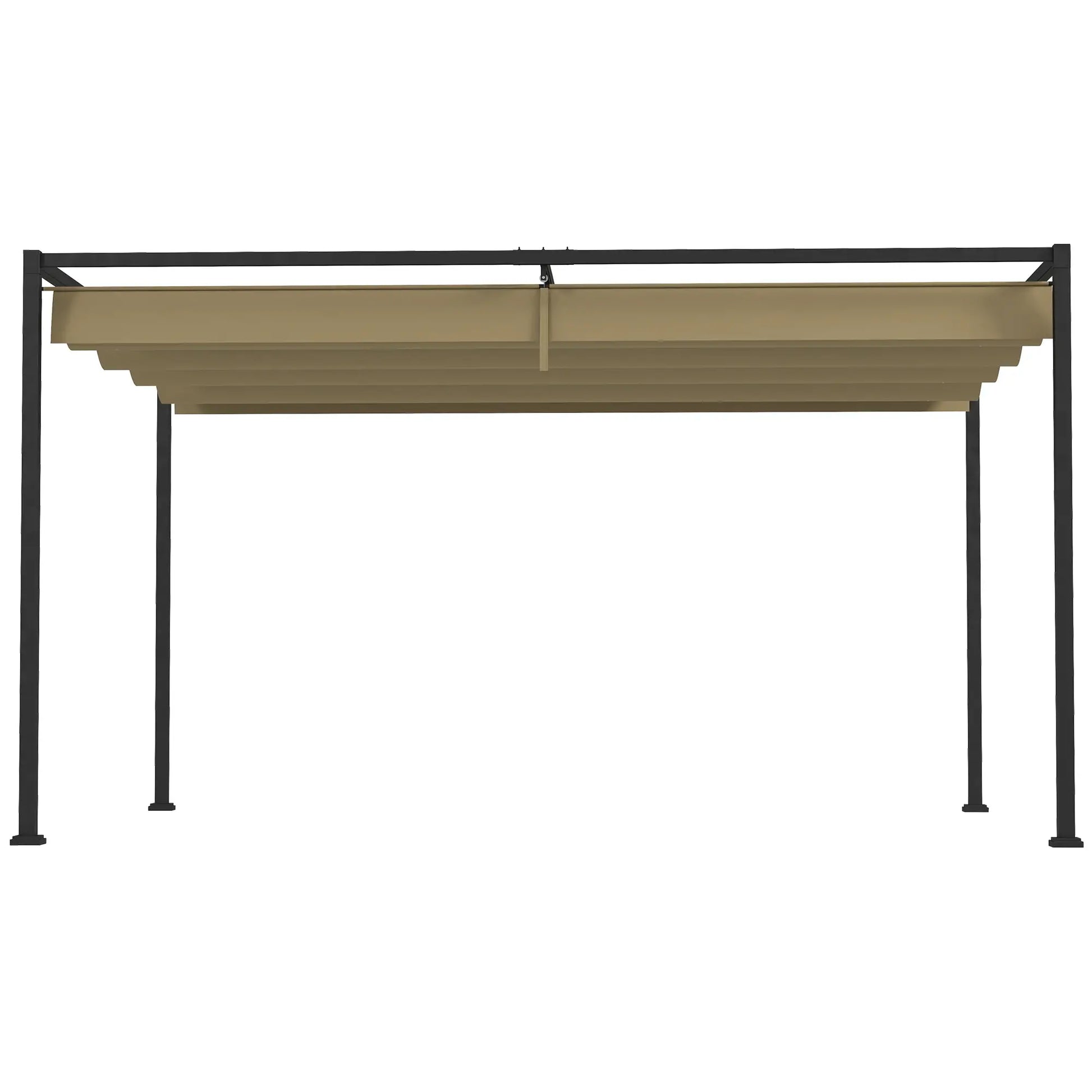 Nancy's Gondomil Pergola - Paviljoen - Terrasoverkapping - Kaki - ± 300 x 210 x 220 cm