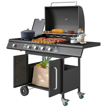 Nancy's Fenestrelle Barbecue - Gasbarbecue - BBQ - Grill - Zwart