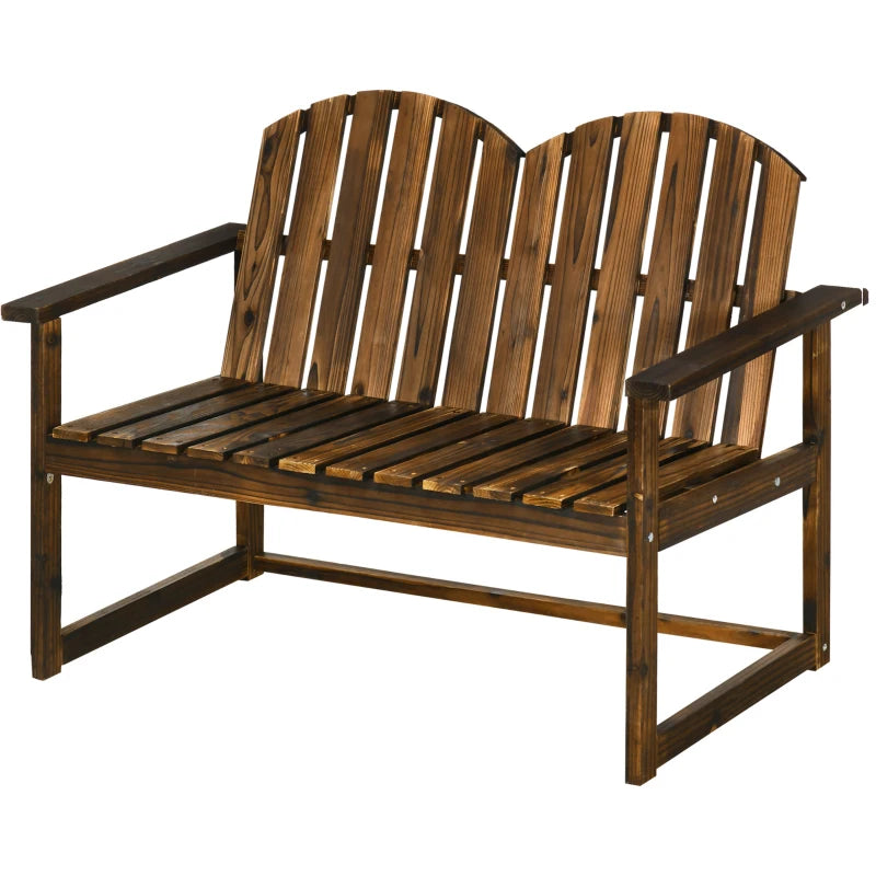 Nancy's Ribera Tuinbank - Parkbank - Balkonbank - Houten Tuinbankje - Dennenhout - ± 115 x 65 x 85 cm