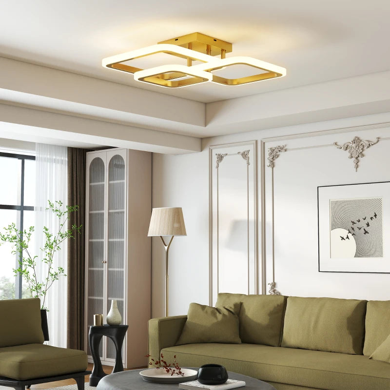 Nancy's Pagnona Plafondlamp - Plafondverlichting - LED-Plafondlamp - Goudkleurig