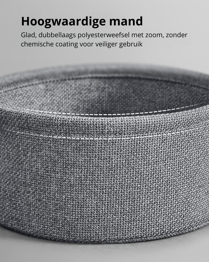 Nancy's Bedollo Salontafel - Koffietafel - Rond - Zwart / Grijs - Ø 75 x 45 cm