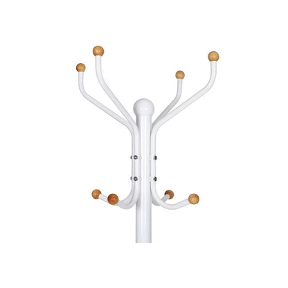 Nancy's Silvares Staande Kapstok - Garderobe - Wit - Staal