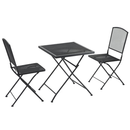 Nancy's Brunston Bistro set - Garden set - Balcony set - Black