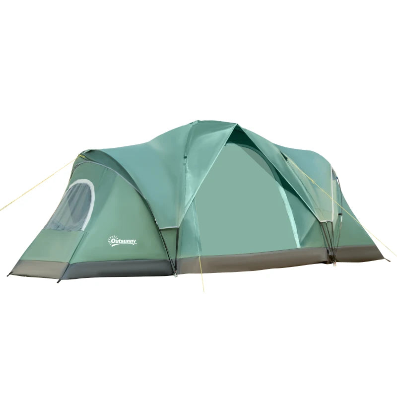 Nancy's Prestimo Kampeertent - Camping tent - Voor 5 tot 6 Personen - Groen - 455 x 230 x 180 cm