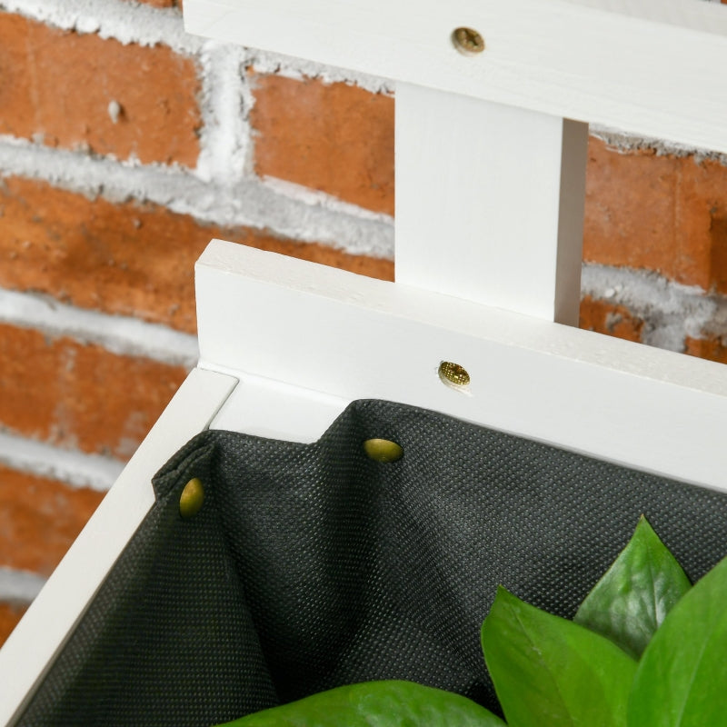 Nancy's Marbilla Plantenbak - Verhoogd Bloembed - Tuinbed - Bloembak - Dennenhout - ± 75 x 30 x 155 cm