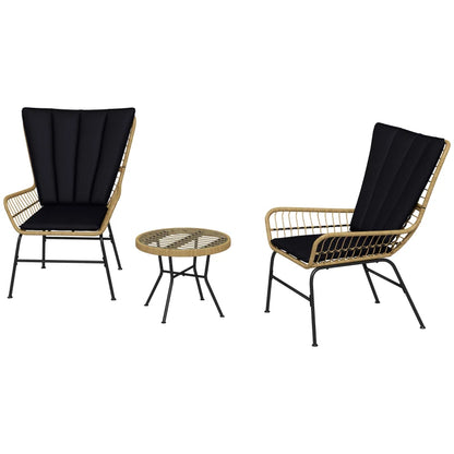 Nancy's Cambas Tuinset - Bistroset - Zitgroep - Tuinstoel - 3-Delige Tuin Set - Rotan