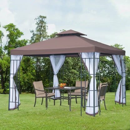 Nancy's Bico Paviljoen - Partytent - Tuin Paviljoen - Prieel - ± 300 x 300 x 270 cm