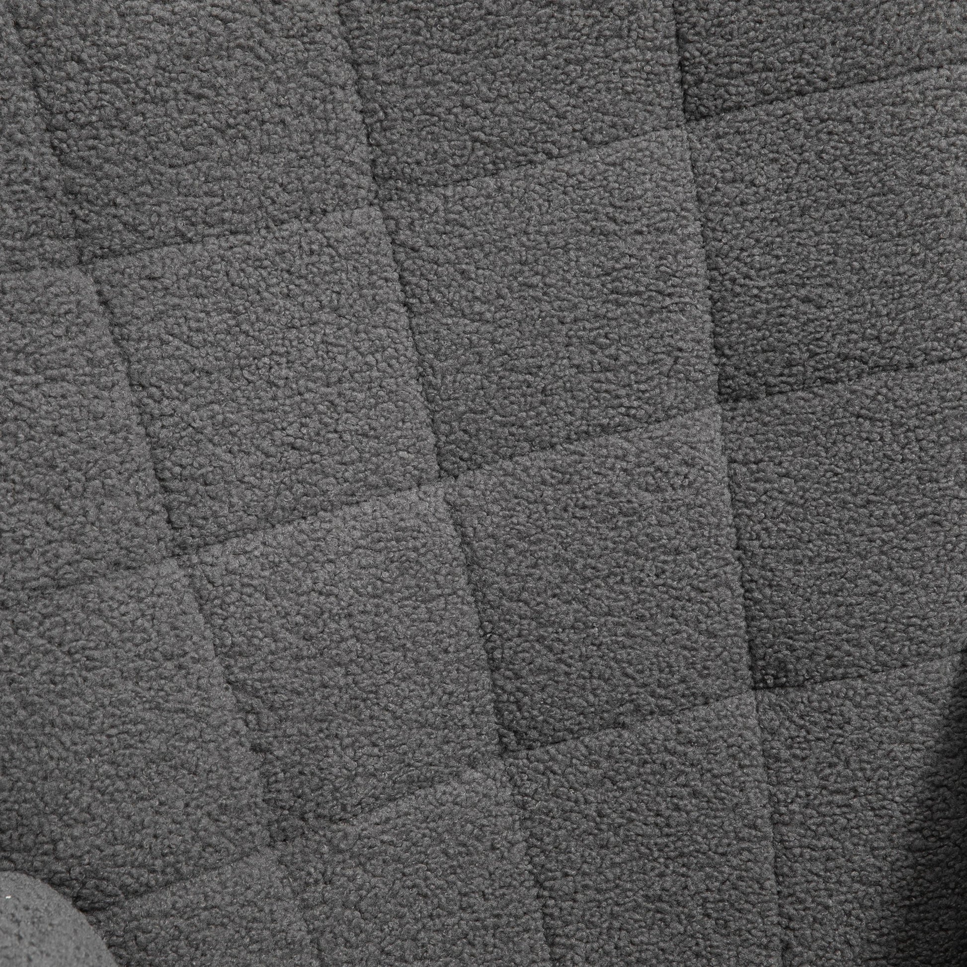 Nancy's Tazem Schommelstoel - Loungestoel - Relaxstoel - Grijs - Fleece