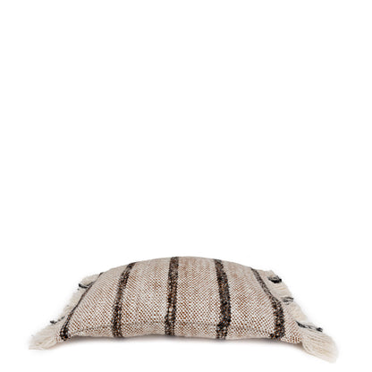 Bazar Bizar Oh My Gee Kussenhoes - Bohemian Wit - Katoen - 30 x 50 cm