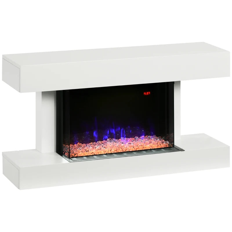 Nancy's Murisengo Elektrische Haard - Moderne LED-Haard - Vlammeneffect - Wit