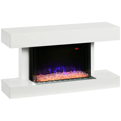 Nancy's Murisengo Elektrische Haard - Moderne LED-Haard - Vlammeneffect - Wit