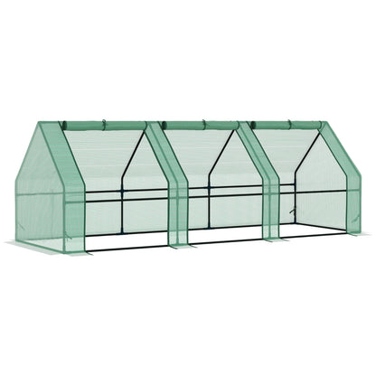 Nancy's Jarrow Garden Greenhouse - Growing Greenhouse - Plant Greenhouse - 270 x 90 x 90 cm