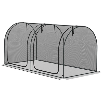 Nancy's Alcobertas Plantenbescherming Net - Tuinnet - Zwart - ± 250 x 120 x 120 cm