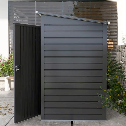 Nancy's Santander Storage shed - Tool shed - Garden shed - Gray - ± 250 x 120 x 170 cm