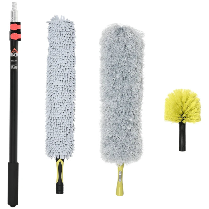 Nancy's Paderne Feather Duster - 3 Attachments - Extendable Telescopic Handle