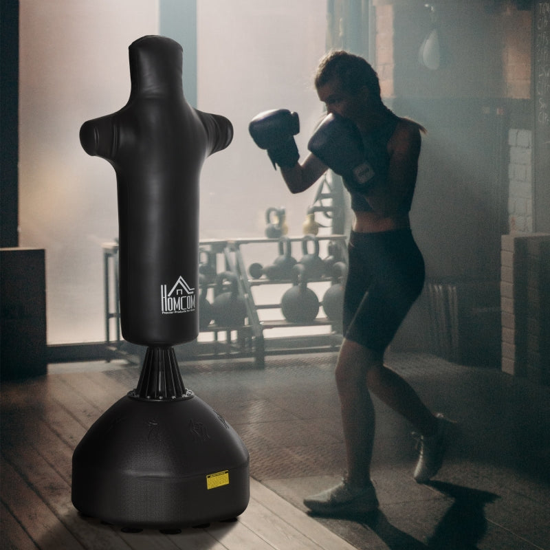 Nancy's Shenandoah Professional Boxing Standard - Boxing dummy - Boxing column - Steel - Black - 60 x 64 x 180 cm