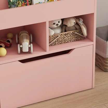 Nancy's Lorica Kinderkast - Kinderboekenkast - Speelgoedrek - Roze - ± 60 x 30 x 90 cm