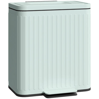 Nancy's Rosta Afvalscheidings prullenbak - Afvalbak - Pedaalemmer - Groen - 2 x 20 L