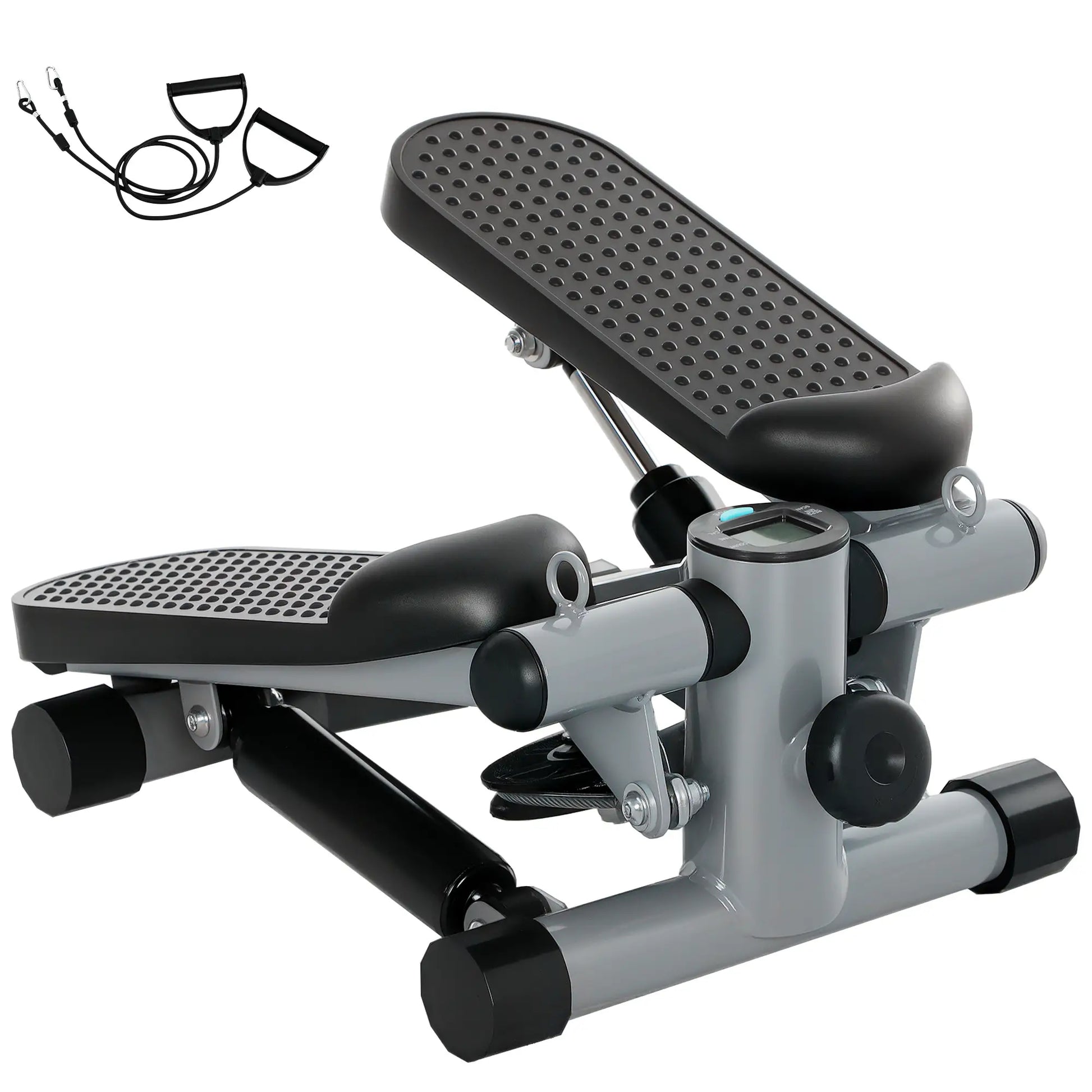 Nancy's Giglio Stepper - Step Apparaat - Fitness Step - LCD-scherm - Grijs