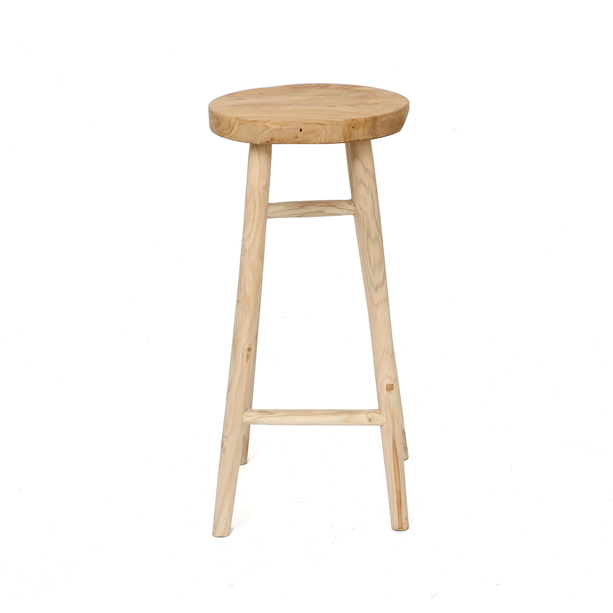 Bazar Bizar Kedut Bar Chair Bar Stool - Natural