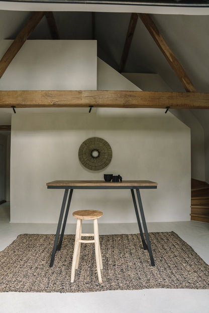 Bazar Bizar Kedut Barstoel Barkruk - Naturel