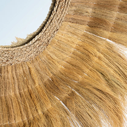 Bazar Bizar Sunken Forest Spiegel - Naturel - Gras - Ø 90 cm