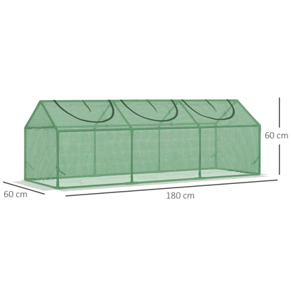 Nancy's Alfaiates Kweekkas - Tuinkas - Tomatenhuis - Plantenkas - Groen - 180 x 60 x 60 cm