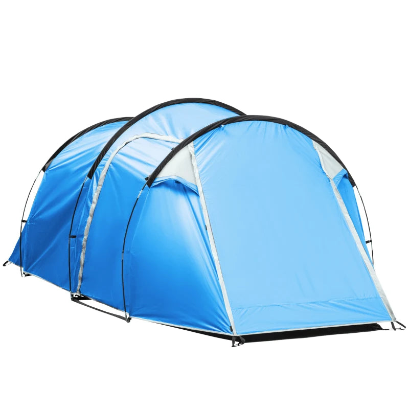 Tente de camping Nancy's Epsinhel - Tente de camping - 2 à 3 personnes - Bleu - ± 425 x 205 x 155 cm